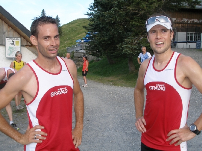 Die zwei schnellsten Mila: Mathias Nüesch und Philipp Gubler