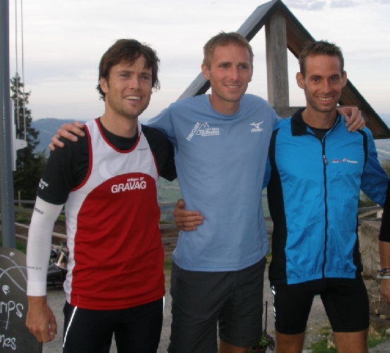 Podest Männer: Philipp Gubler, Christoph Schefer und Mathias Nüesch