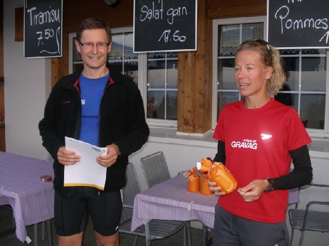 Heinz Brunner freut sich über den Erfolg von Mila Denise Lichtensteiger