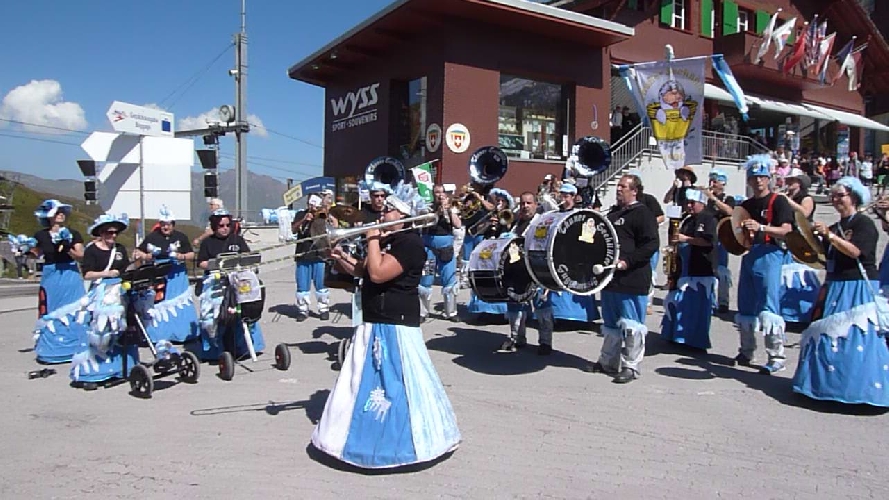 Gute Stimmung am Ziel