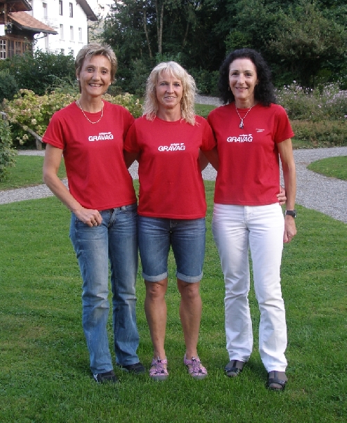 Doris, Rina und Edith, sie liefen den Marathon am Samstag