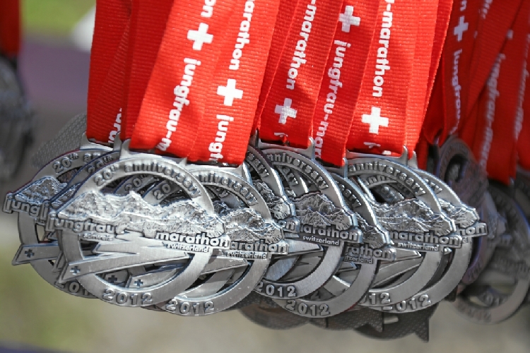 Die Finishermedaille (Bild Swiss-Image)