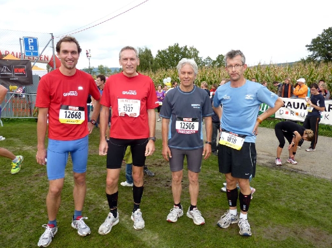 Ramon, Helmut, Gino Totaro und Moritz. Da fehlt doch noch ein Mila ….