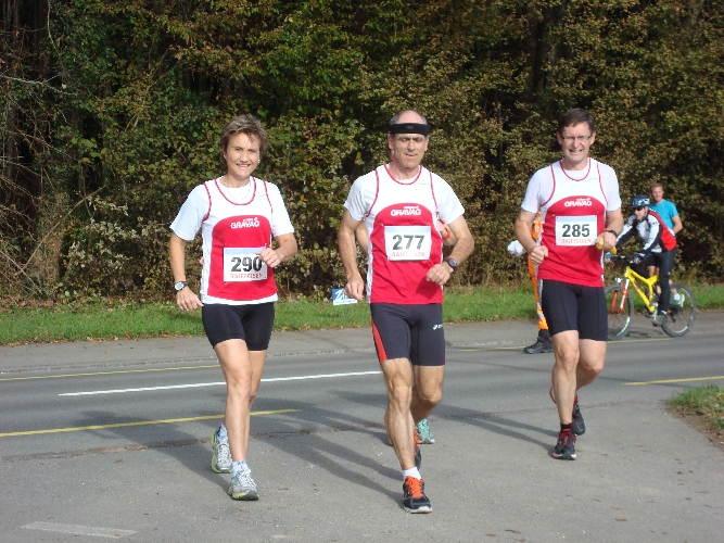 Gemeinsames Einlaufen