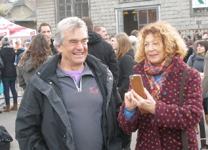 Benno und Ros freuten sich im Ziel über die Leistungen der Mila’s