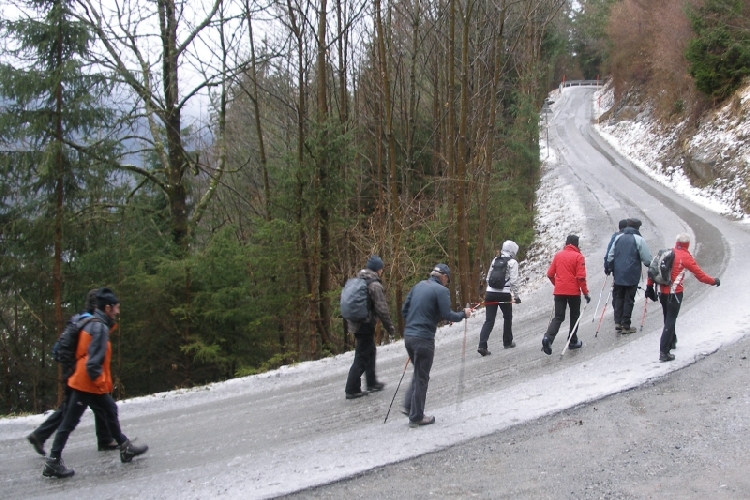 Matsch auf den ersten Metern