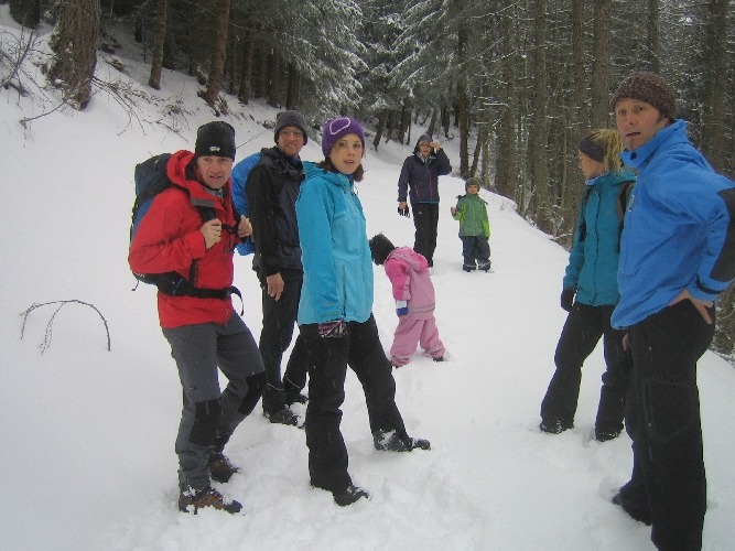 Die Mila-Winterwanderung 2012 erneut besonders passend für Mila’s mit (Gross-) Kinder