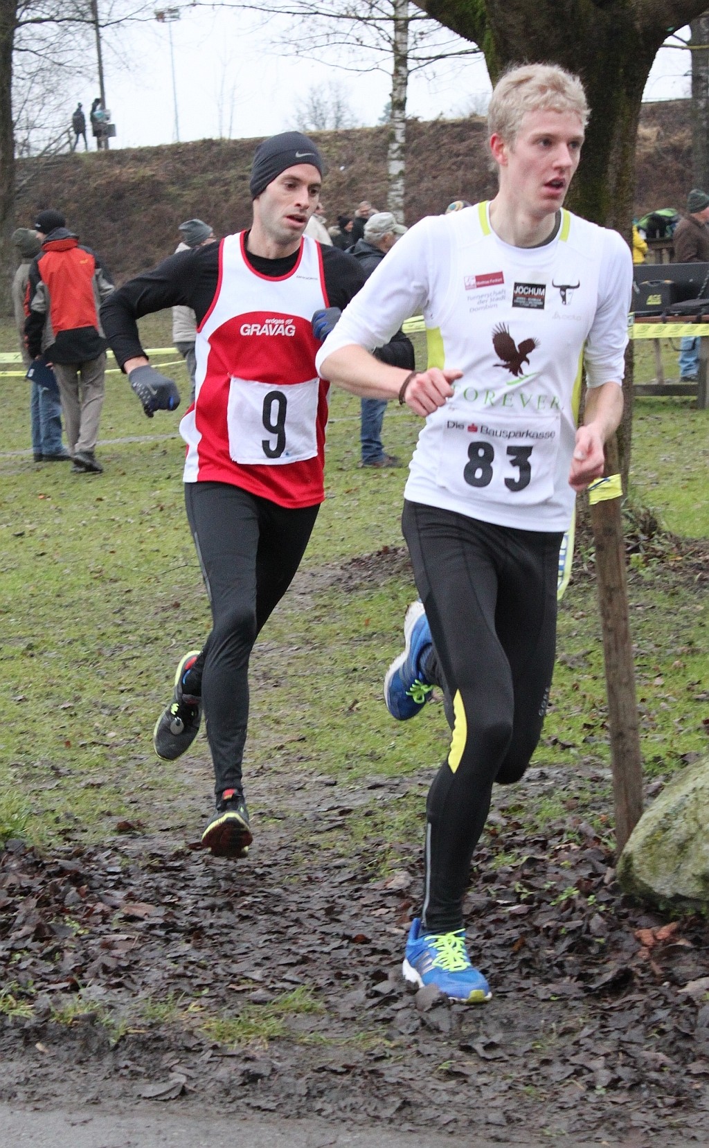 Das Spitzenduo Maier / Nüesch nach einer Runde