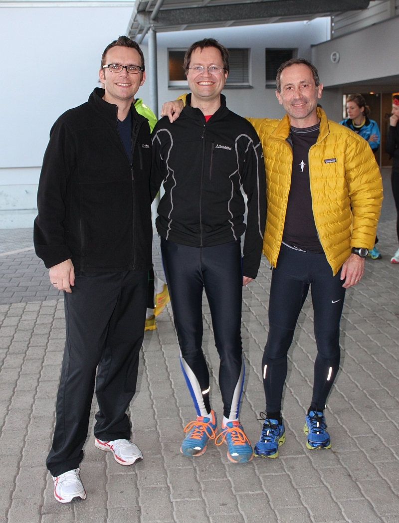 Auch Alexander, Werner und Albino freuen sich auf die 12 1/2 Runden