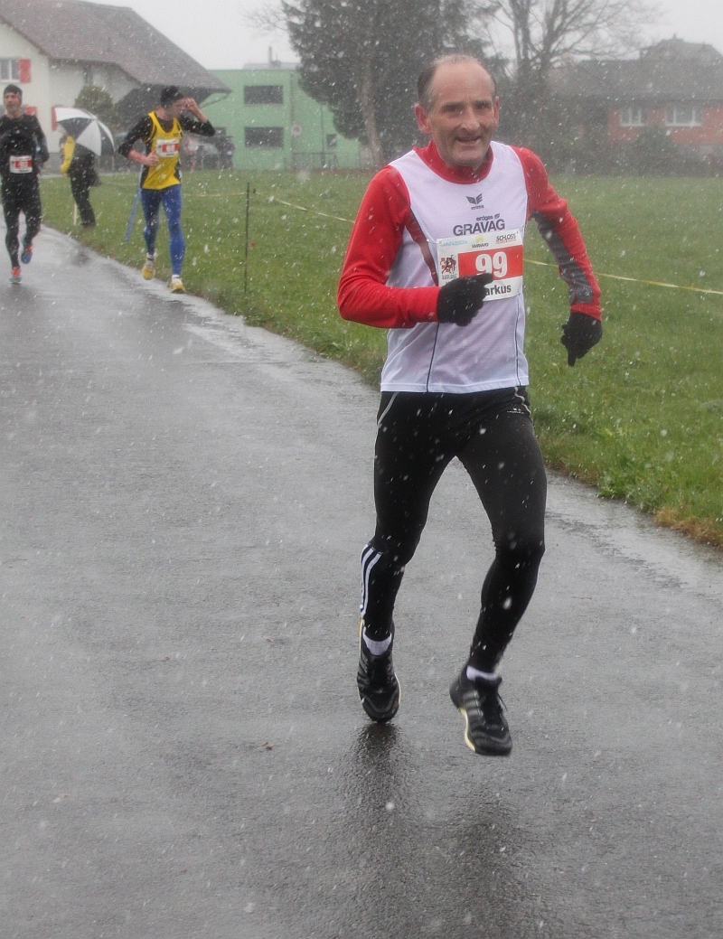 Markus I. im Schneetreiben