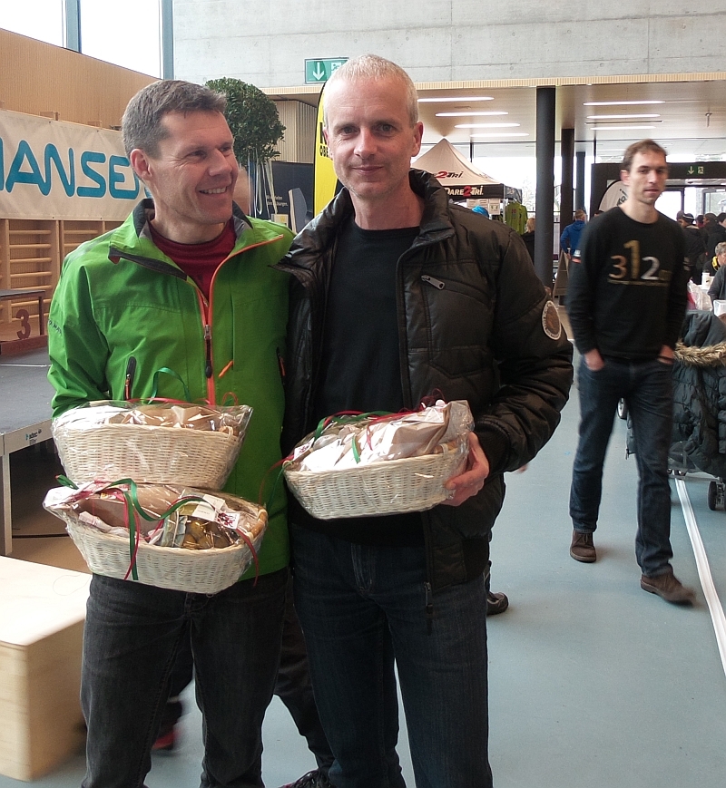 Die Mila-Männer werden dritte in der Teamwertung: Guido und Andreas, bereits weg ist Isi