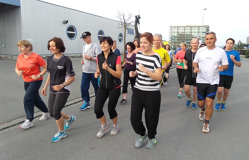 Die ersten Meter von «Laufen mit Kathrin»