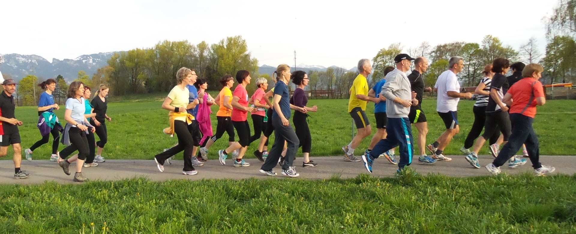 Das Wetter hätte für dieses Schnuppertraining besser nicht sein können.