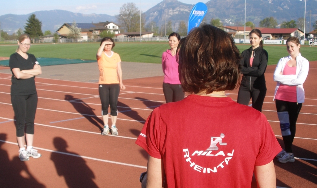 Auch das zweite MILA-Schnuppertraining fand bei schönstem Frühlingswetter statt