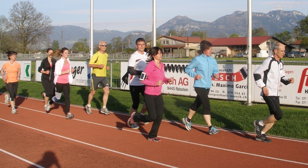 Auch die Möglichkeiten der Rundbahn wurden durch die Gruppe genutzt.