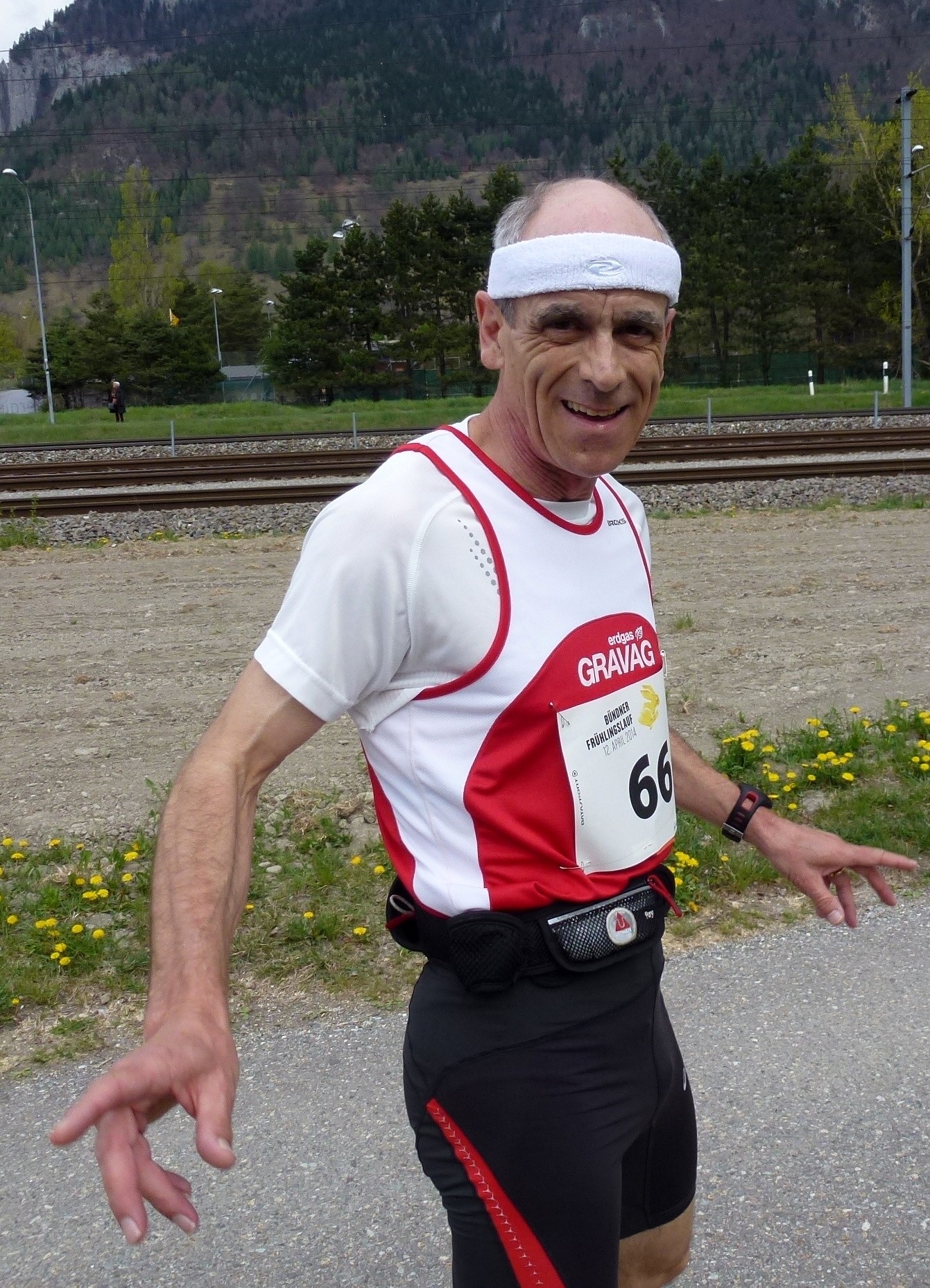 Berni – fotografiert von einem Laufkollegen