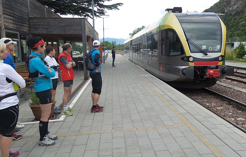 Samstagnachmittag: Mit Bahn fuhren die Milas nach Nauders