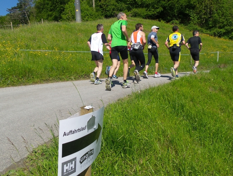 … für andere ist die Strecke zum teil schon ausgeschildert