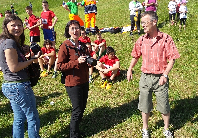 Auch Mila’s standen an der Strecke: Christoph & Co.