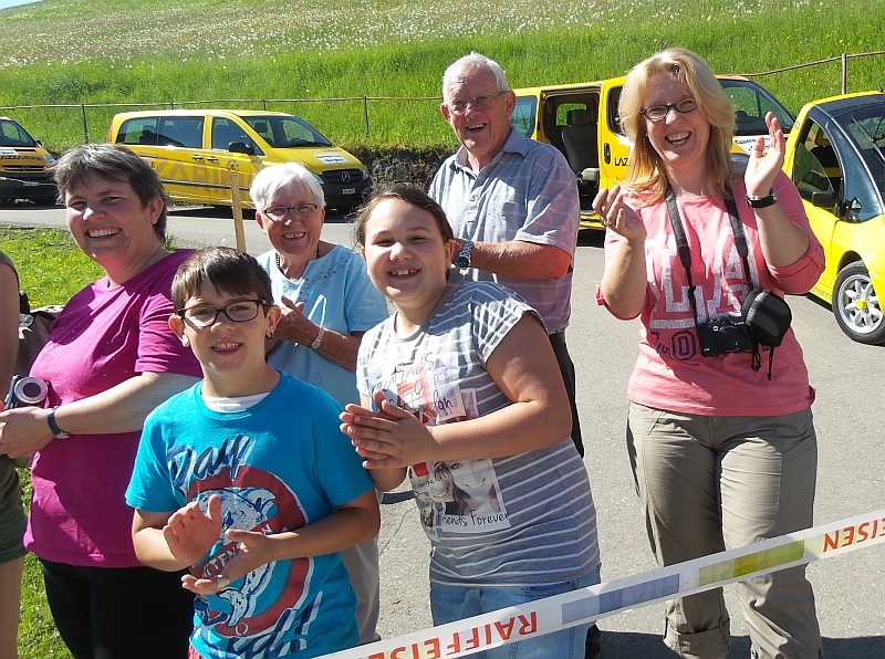 Immer wieder fällte es auf, die beigeisterten Zuschauer