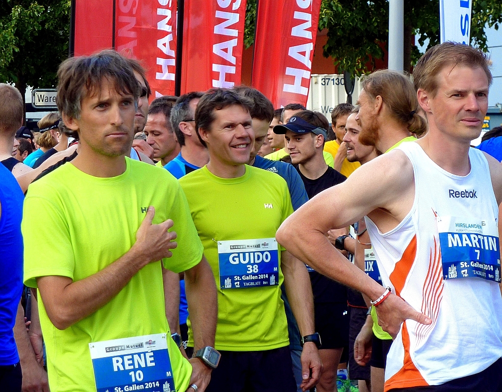 Guido im Kreis der Favoriten