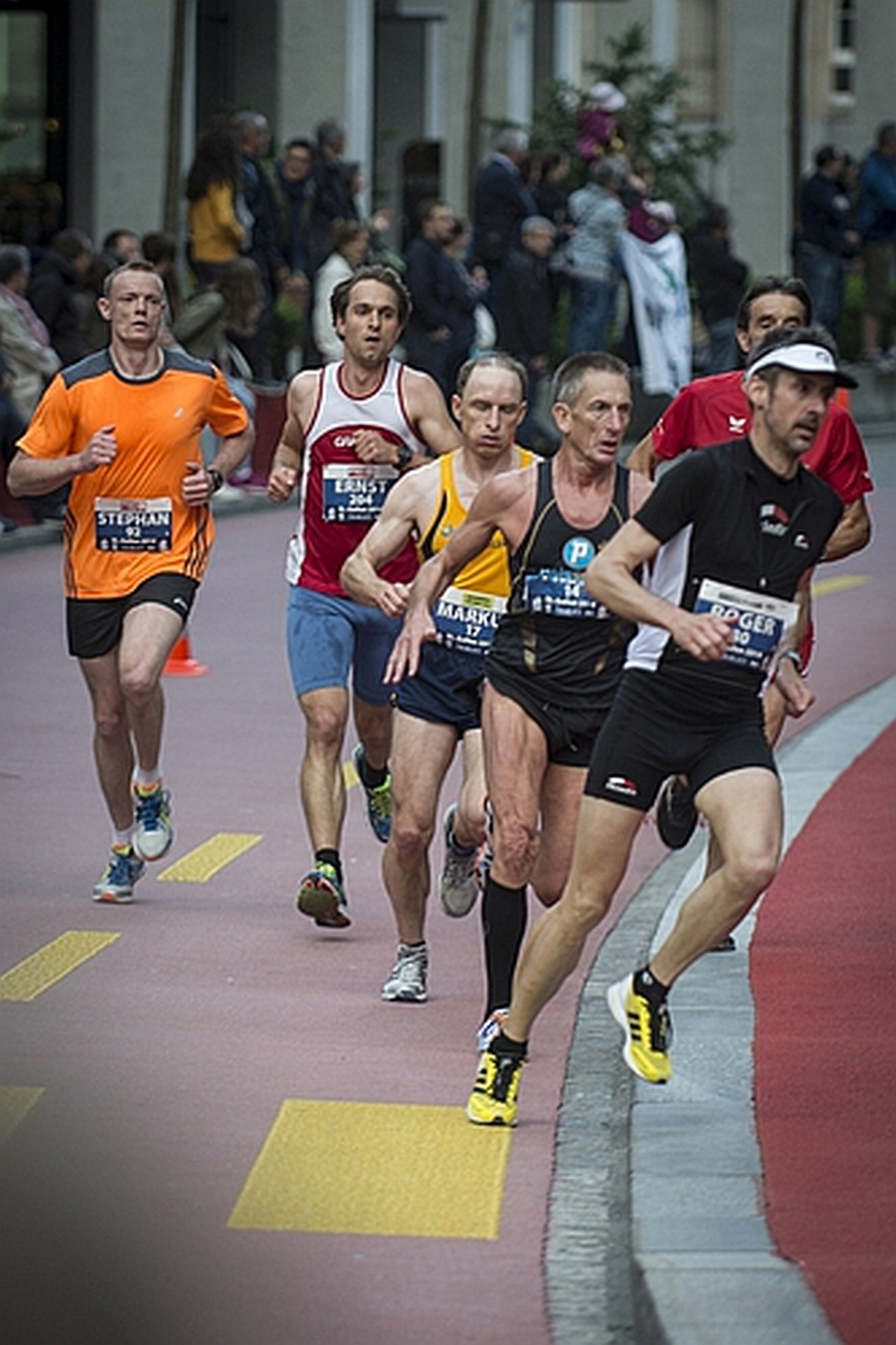 Ramon am Schluss einer schnellen Gruppe