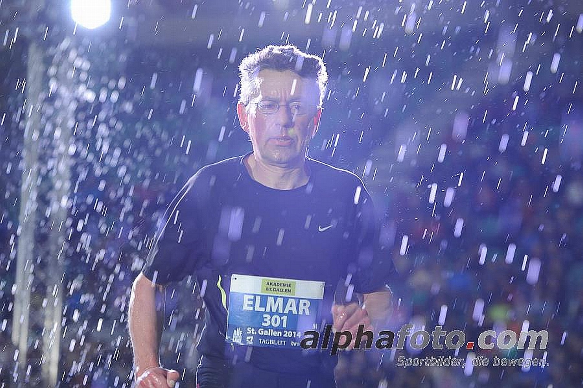 Markus (mit der Startnummer von Elmar) im Ziel