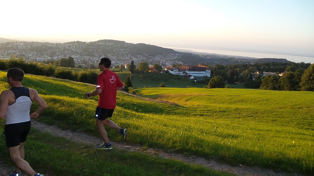 Auf dem letzten Kilometer hinunter zum Ausgangspunkt Dreilinden