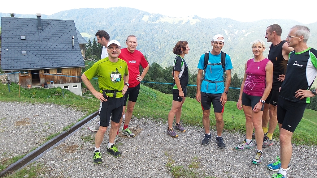 Hächster Punkt und Zwischenziel erreicht: Die Stauffenalp