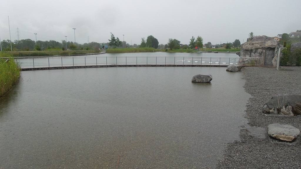 Sportlicher Schlusspunkt: Naturschwimmbad
