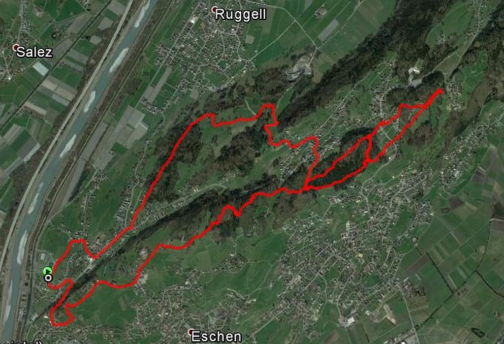 Die Laufstrecke der Gruppe «Runners»