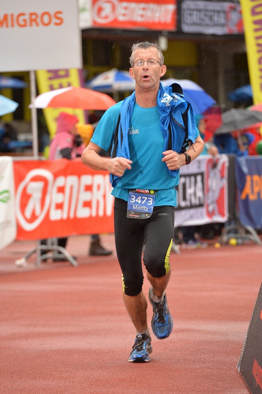 Moritz im Ziel