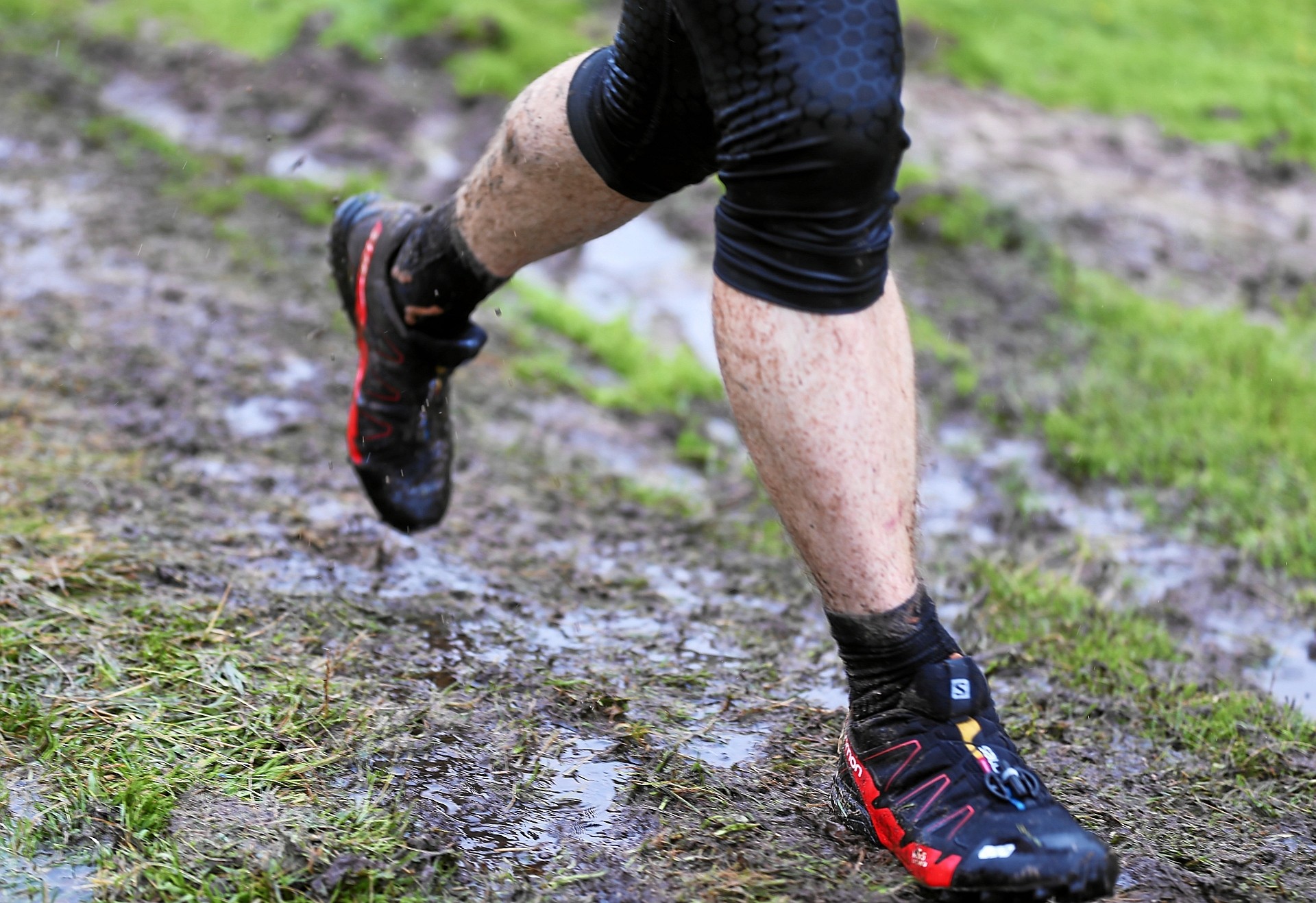 Über schwieriges, nasses, teilw. morastiges Terrain führten K42/K78