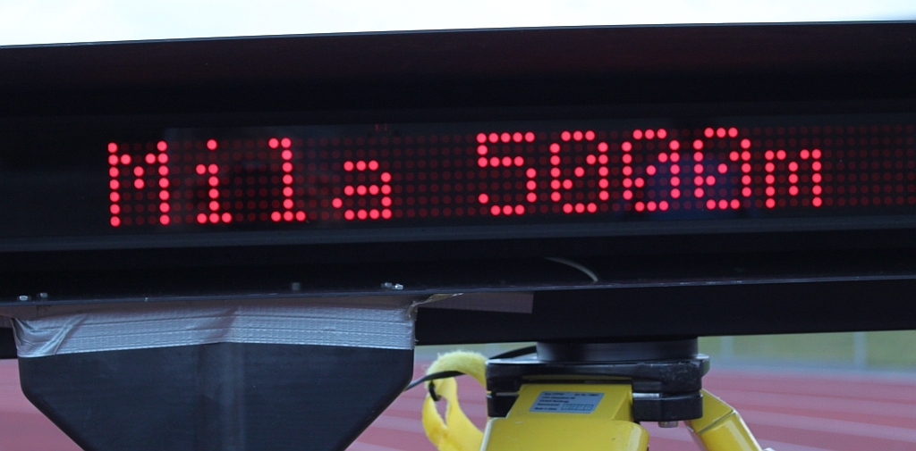 Der Mila-5’000 m-Lauf auf der Balgacher Rundbahn. Zum 7. Mal durchgeführt