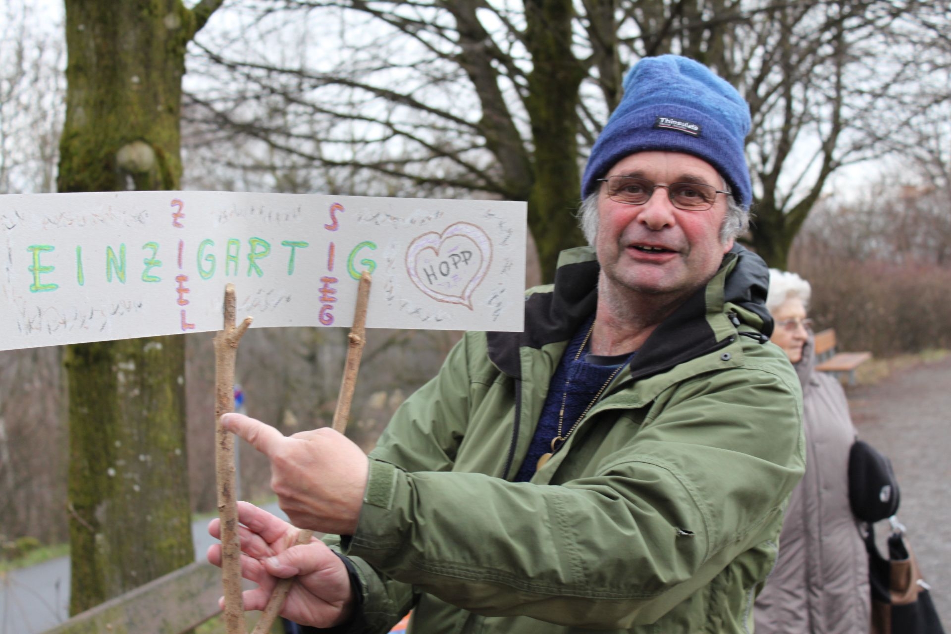 Päuli Büchel, der Motivations-Guru an der Strecke