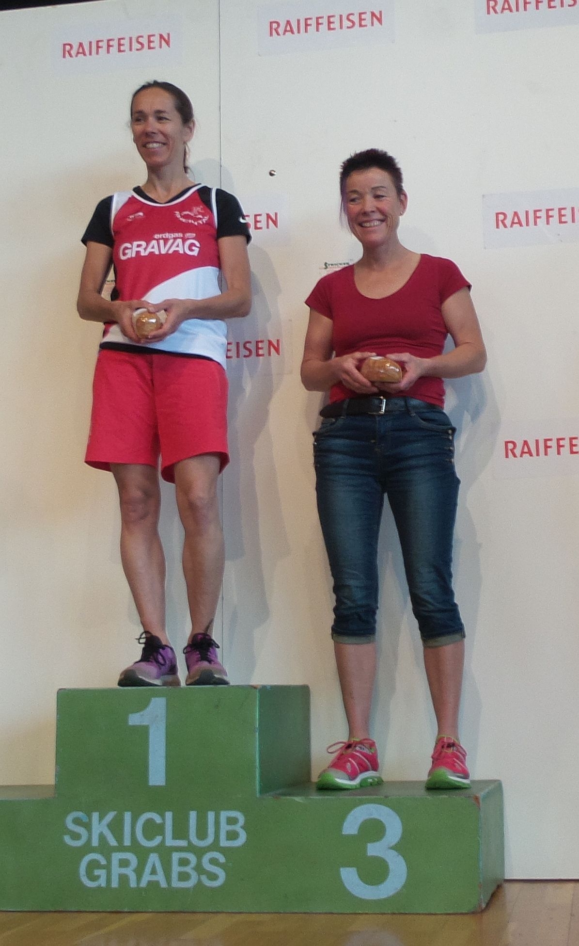 Siegerehrung von Sandra