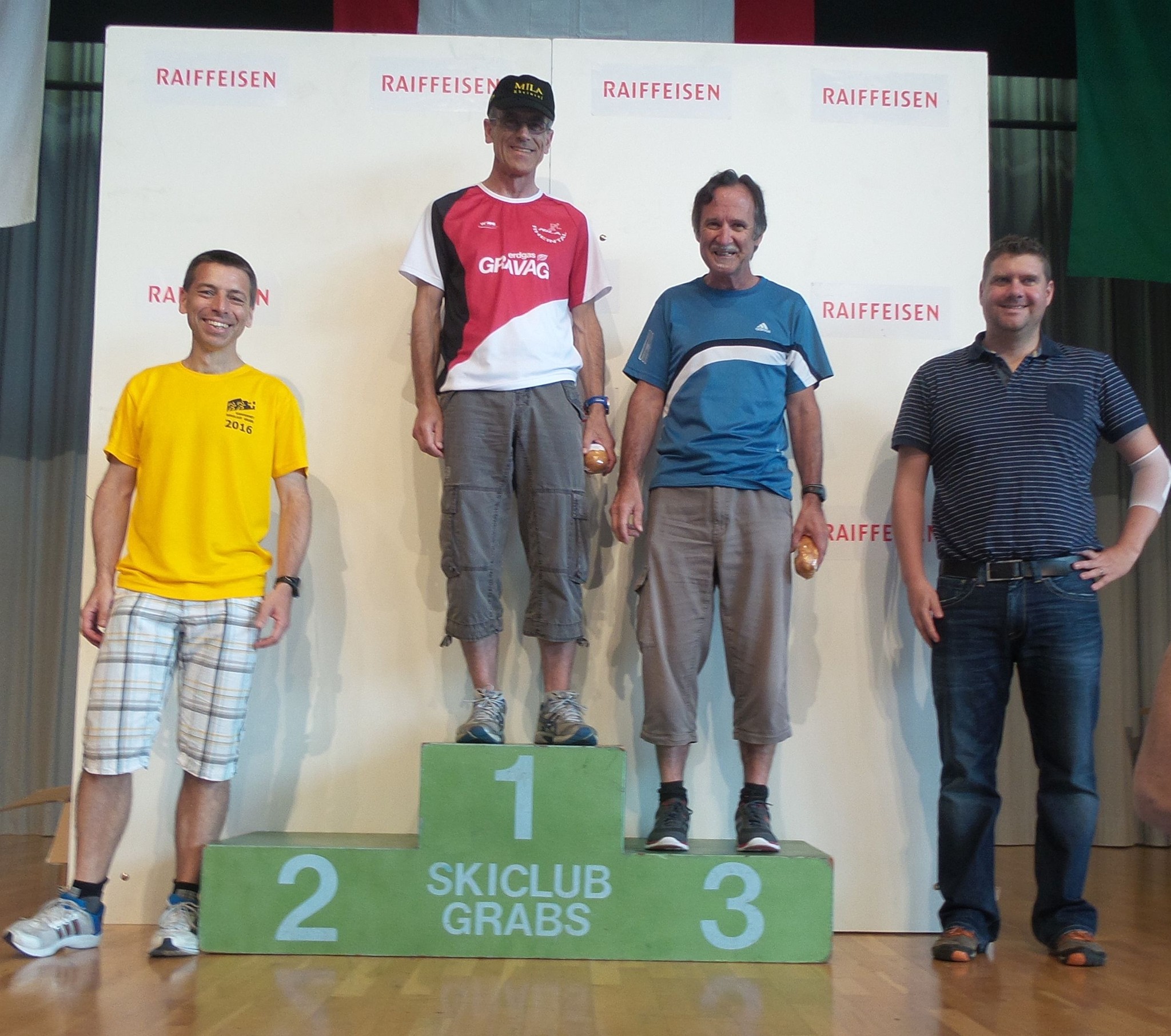 Siegerehrung von Berni