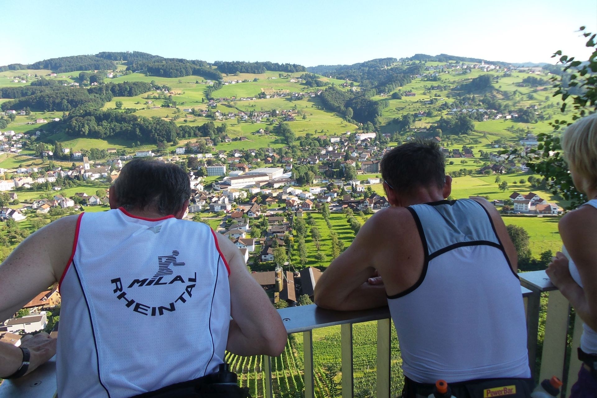 Blick auf Thal und das nahe Appenzeller Vorderland