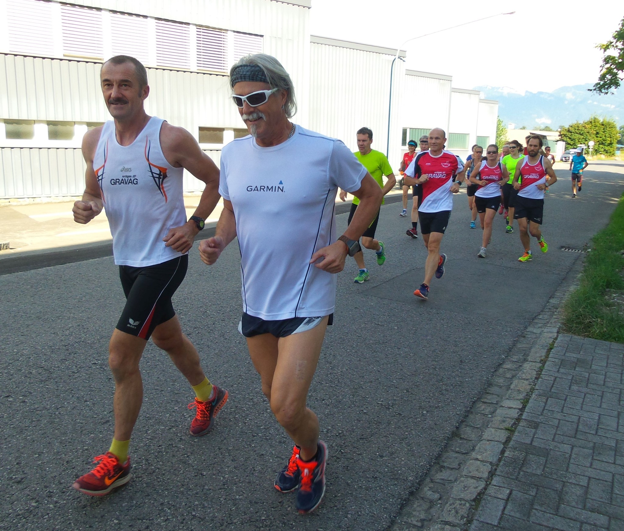 Markus führt die Gruppe