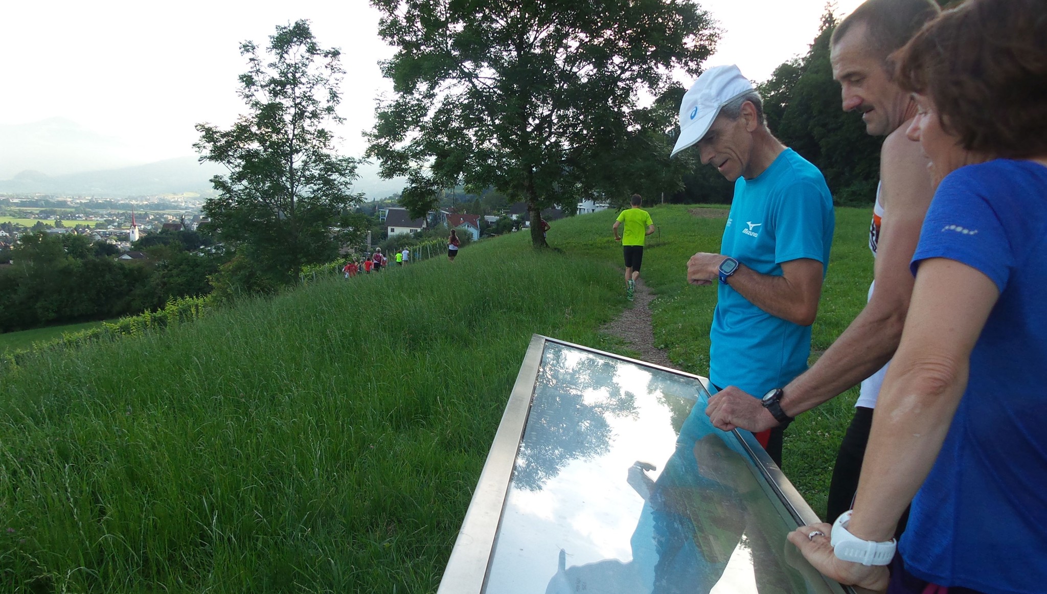 Neue Infotafel südlich Schloss Grünenstein