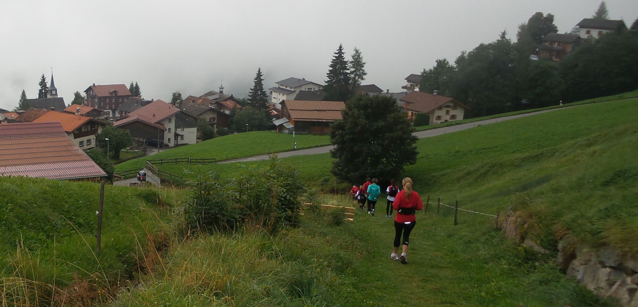 Wenige Meter vor Pany