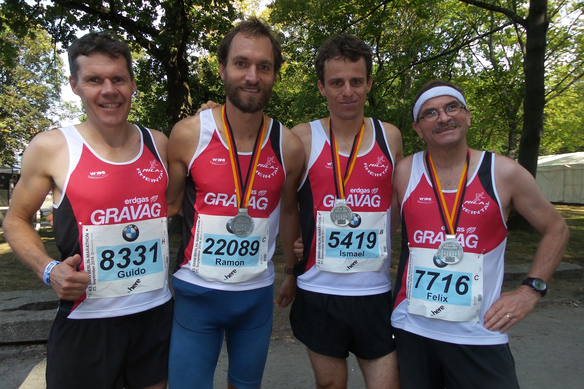 Vier der Sieben Mila-Finisher