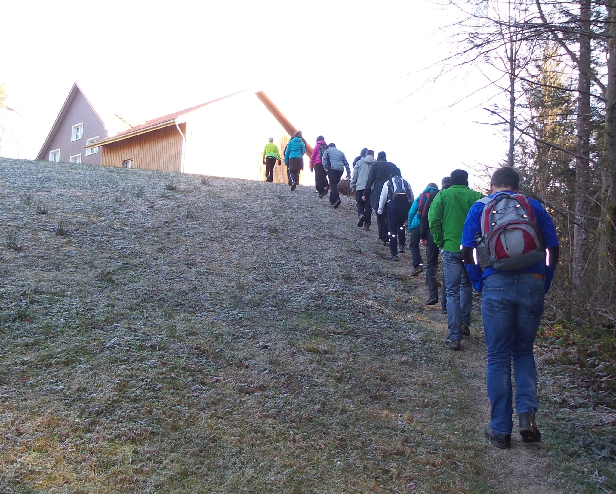 Der letzte Stutz hinauf zum Ziel
