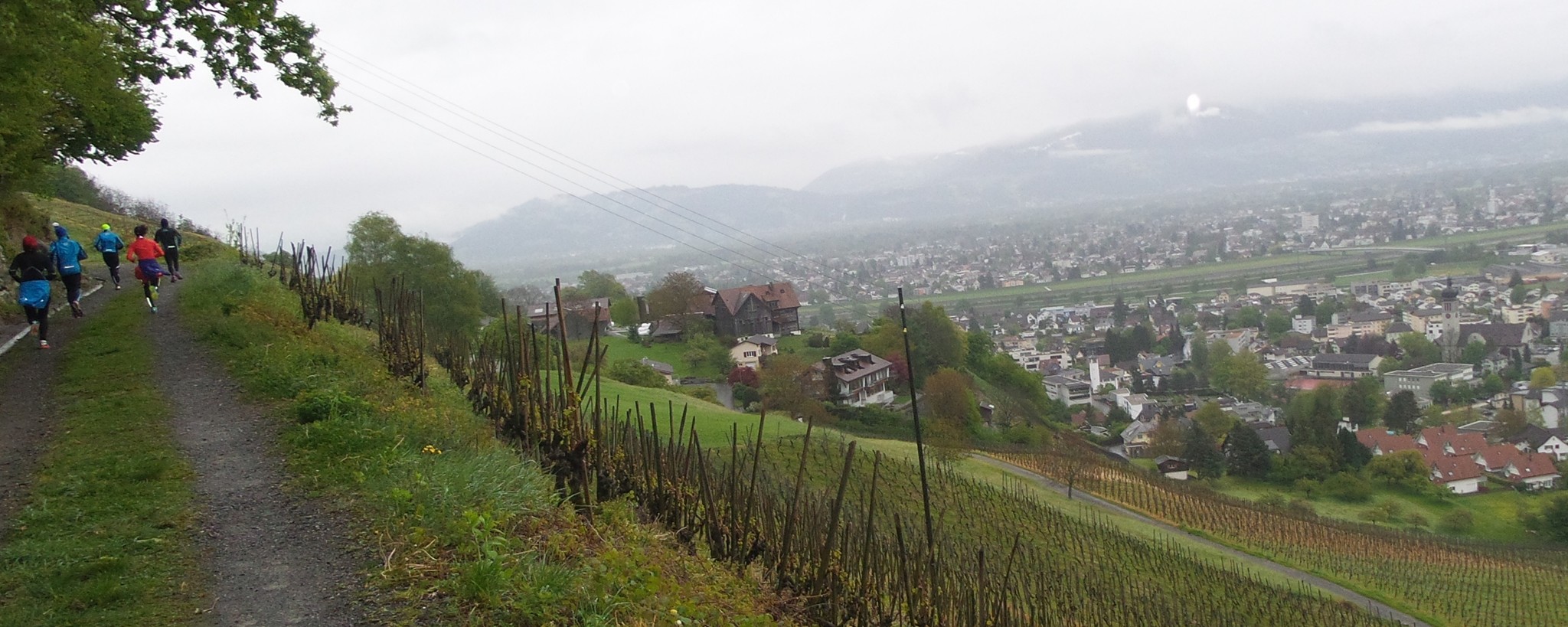 Ab und zu ein Blick ins Tal gehört zu jedem Berglauf