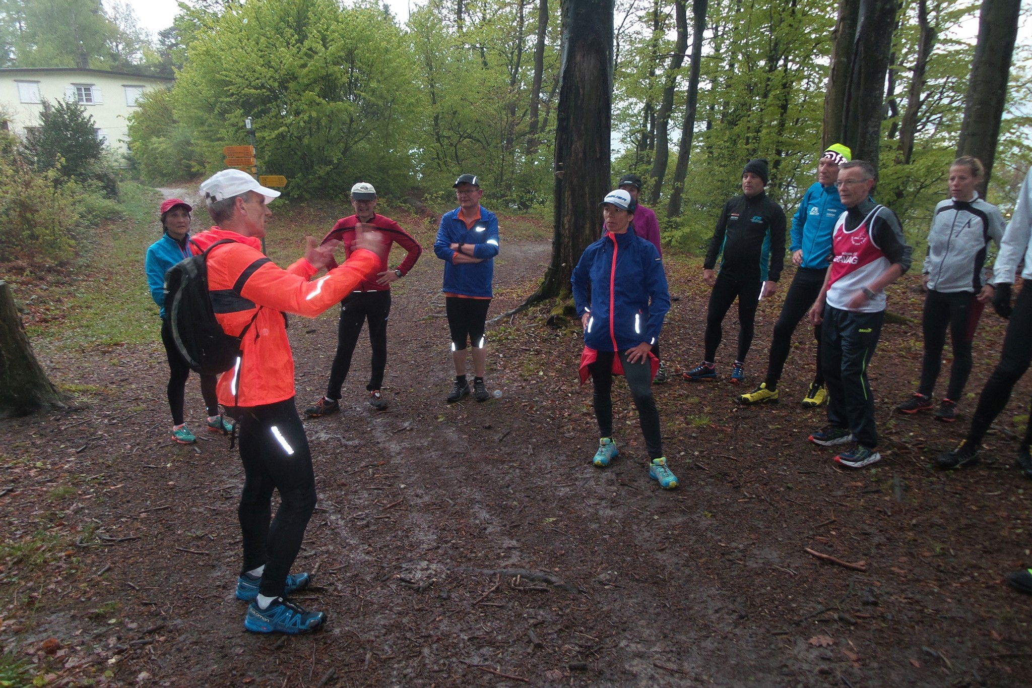 Alle oben auf der Meldegg angekommen