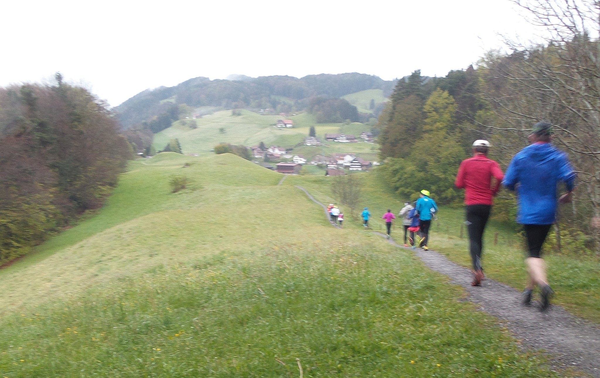 Dann folgte eine Passage zum Geniessen, was auch zu einem Berglauf gehört