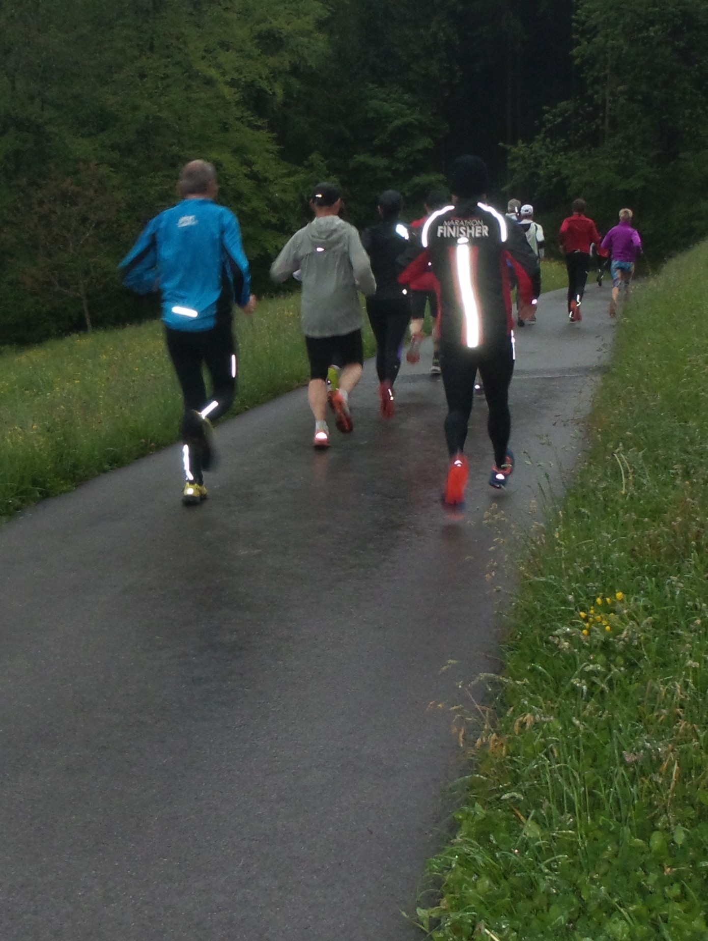 Mit Vollgas zum Ausgangspunkt zurück.