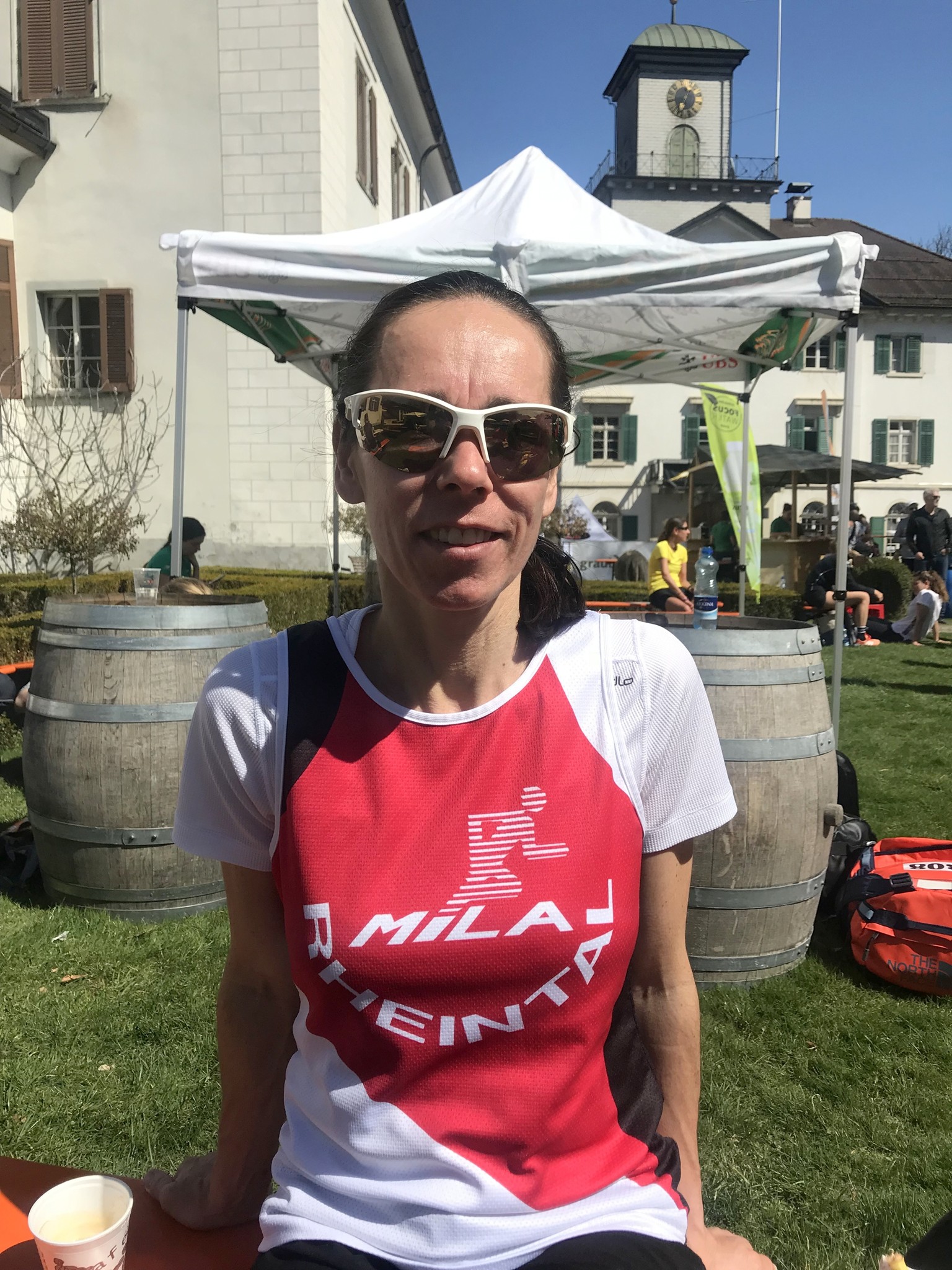 Sandra im Schlossgarten