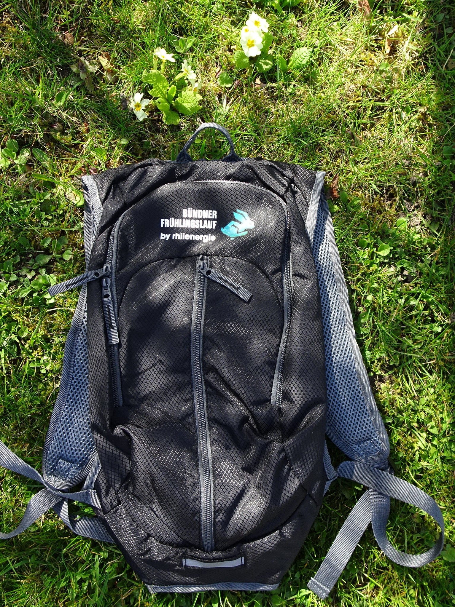 Schöner Teilnehmerpreis: ein Laufrucksack