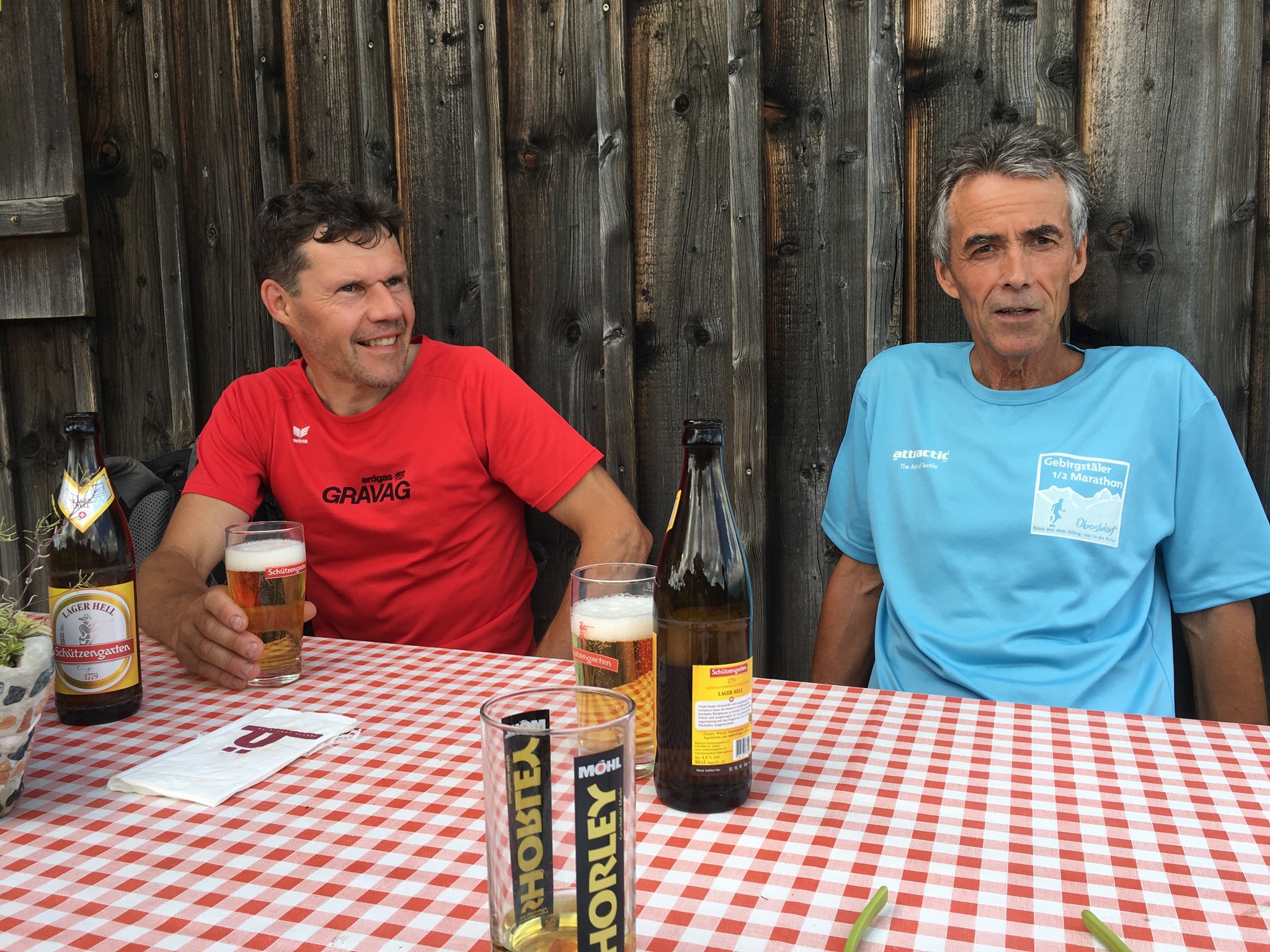 Rolf und Guido beim gemütlichen Teil